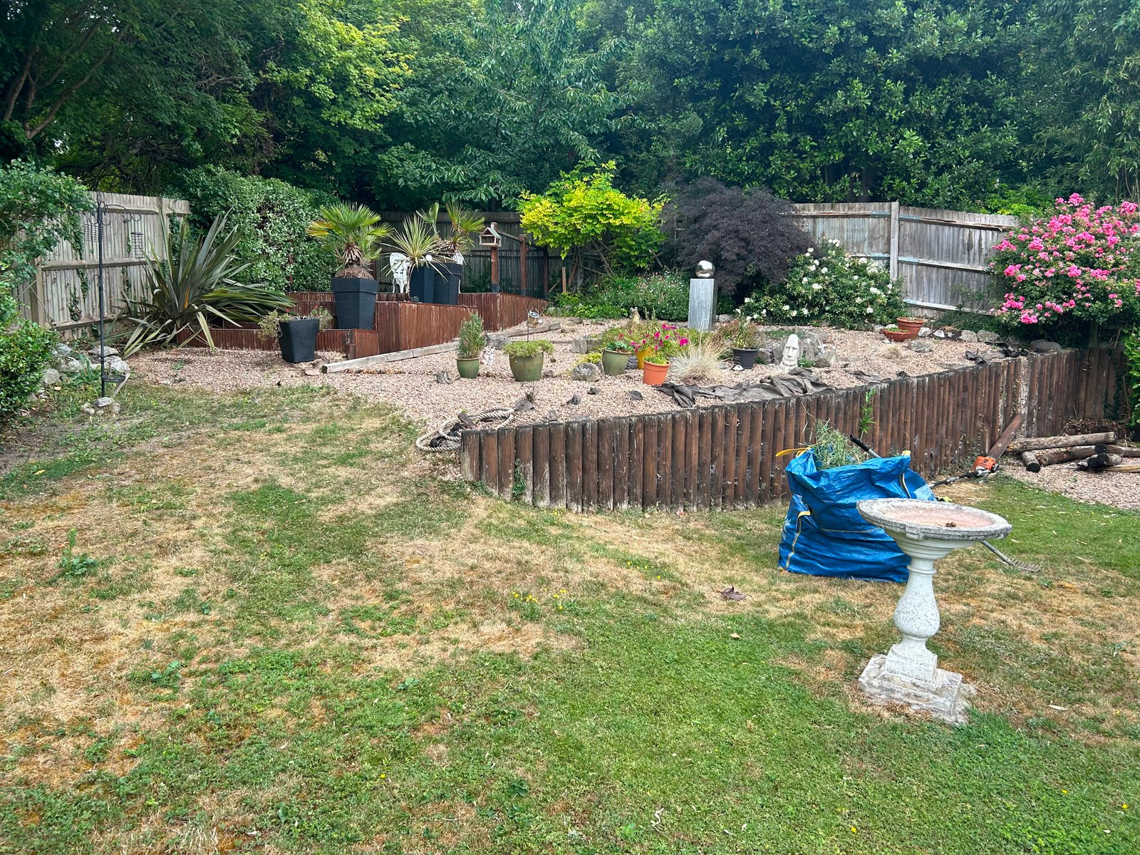 Garden — before